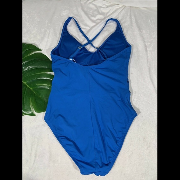 NWD Bleu by Rod Beattie Basket Weave One-Piece 6 - Picture 7 of 12